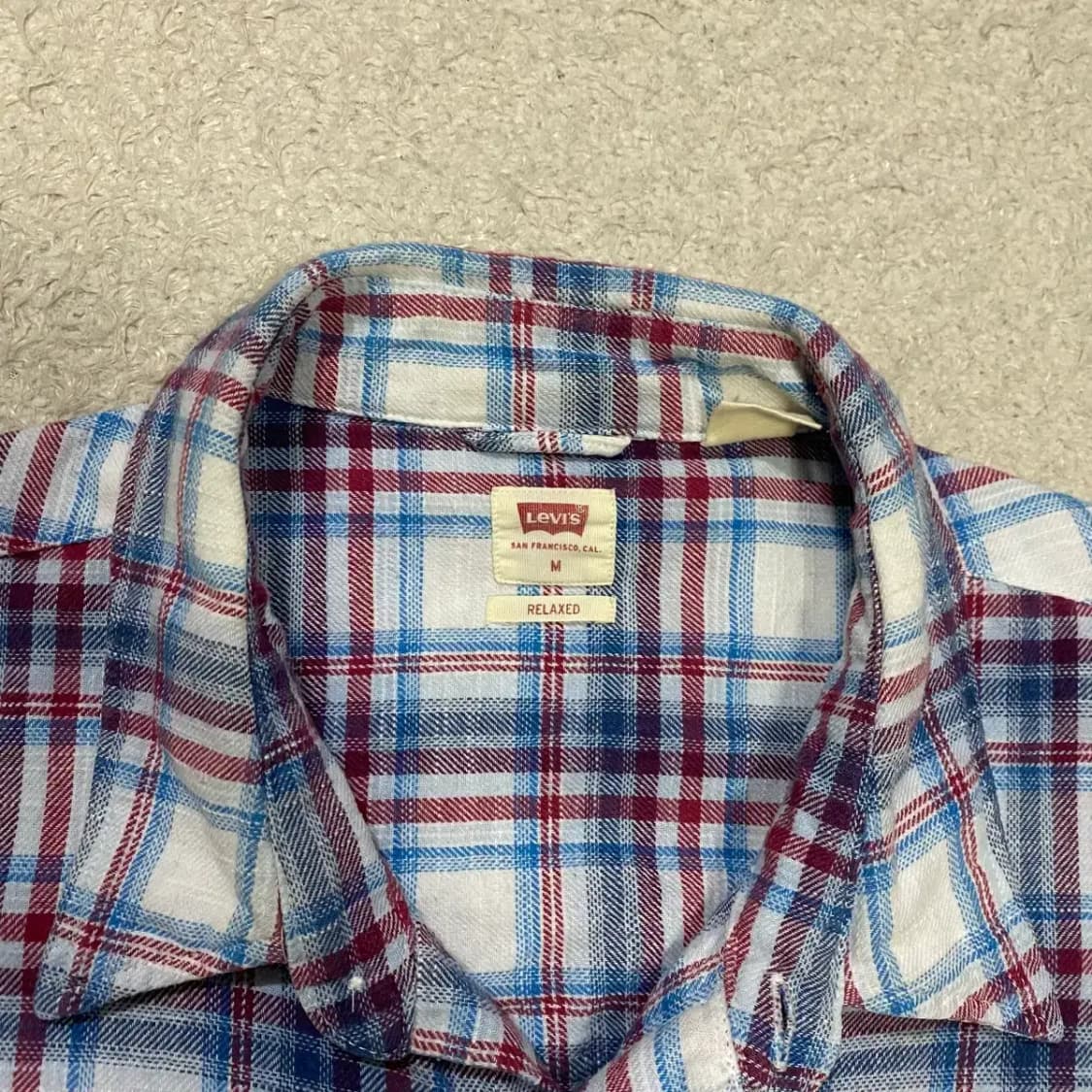 리바이스 셔츠 체크 m 95 상품이미지3