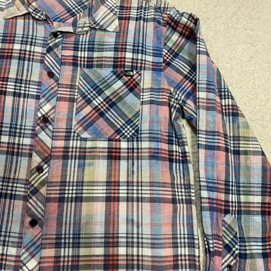 노스페이스 셔츠 체크 L 100 상품이미지2