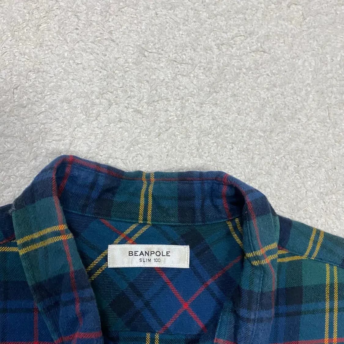 빈폴 셔츠 체크 슬림핏 L 100 상품이미지2