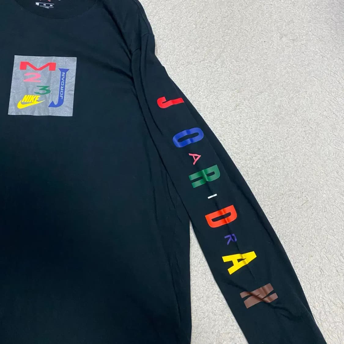 나이키 조던 긴팔티 롱슬리브 블랙 xl 105 상품이미지2