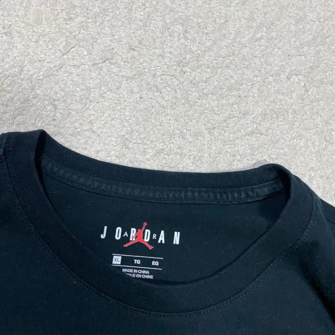 나이키 조던 긴팔티 롱슬리브 블랙 xl 105 상품이미지3