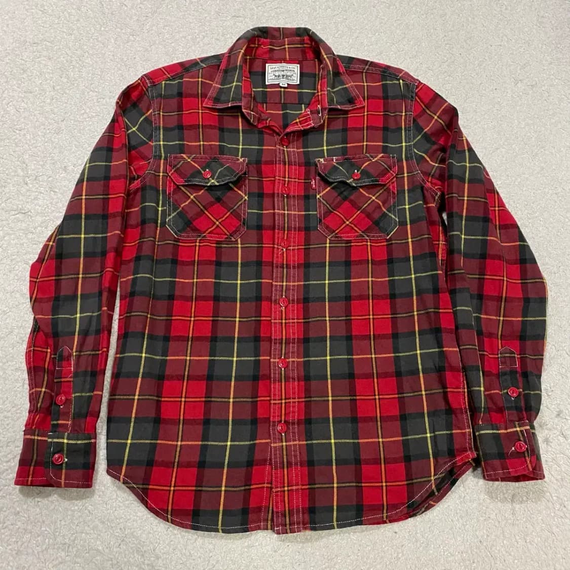 리바이스 셔츠 체크 m 95 상품이미지1