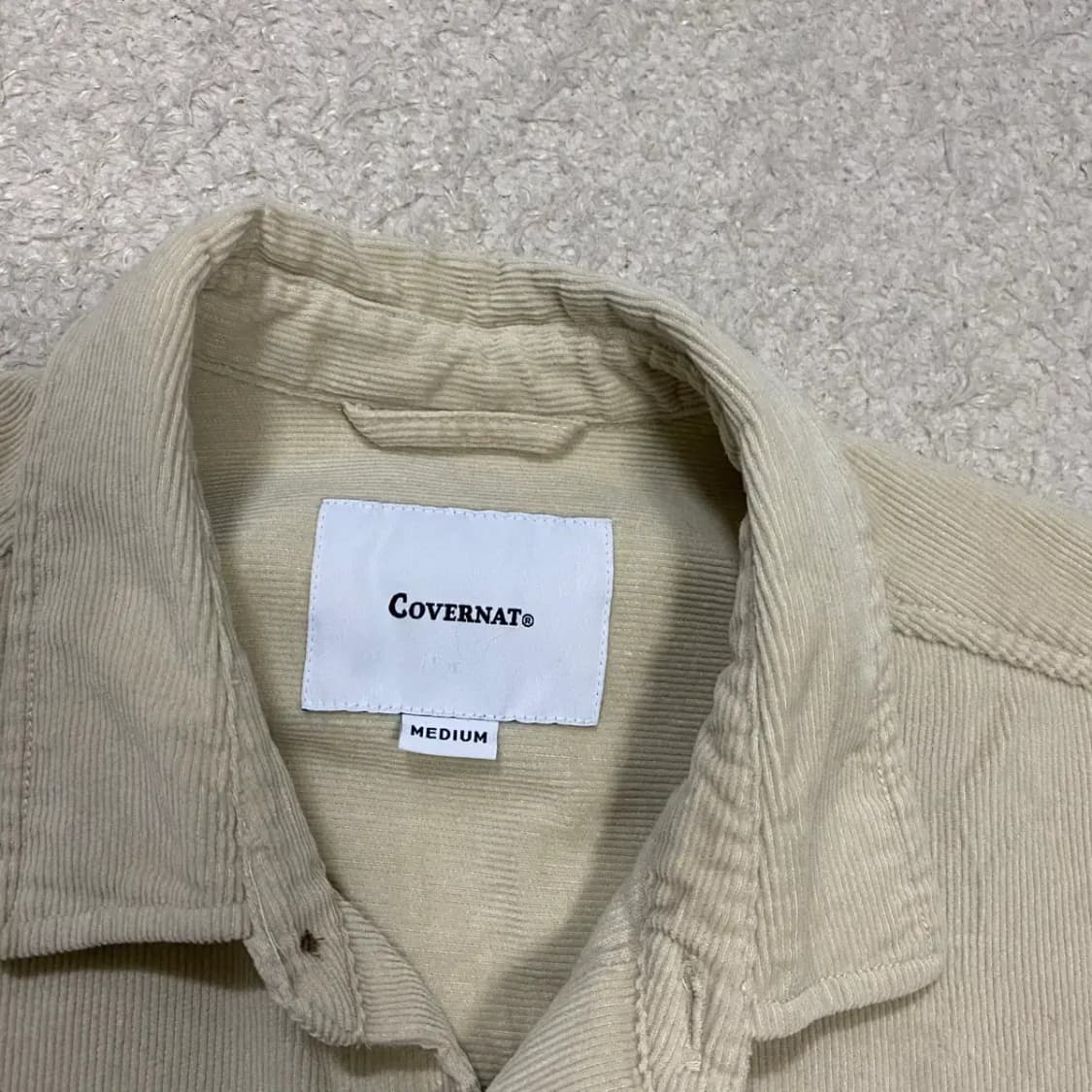 커버낫 코듀로이 셔츠 m 상품이미지3