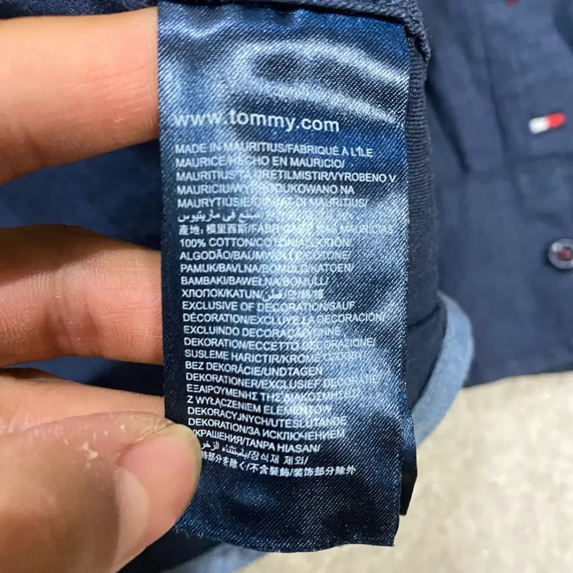 타미힐피거 셔츠 xxl 110 상품이미지4