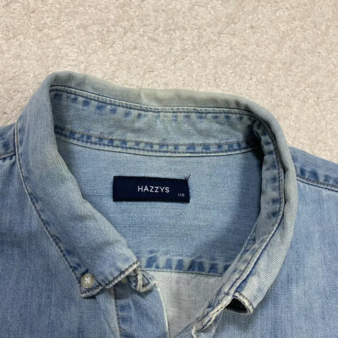 헤지스 데님 셔츠 상품이미지3