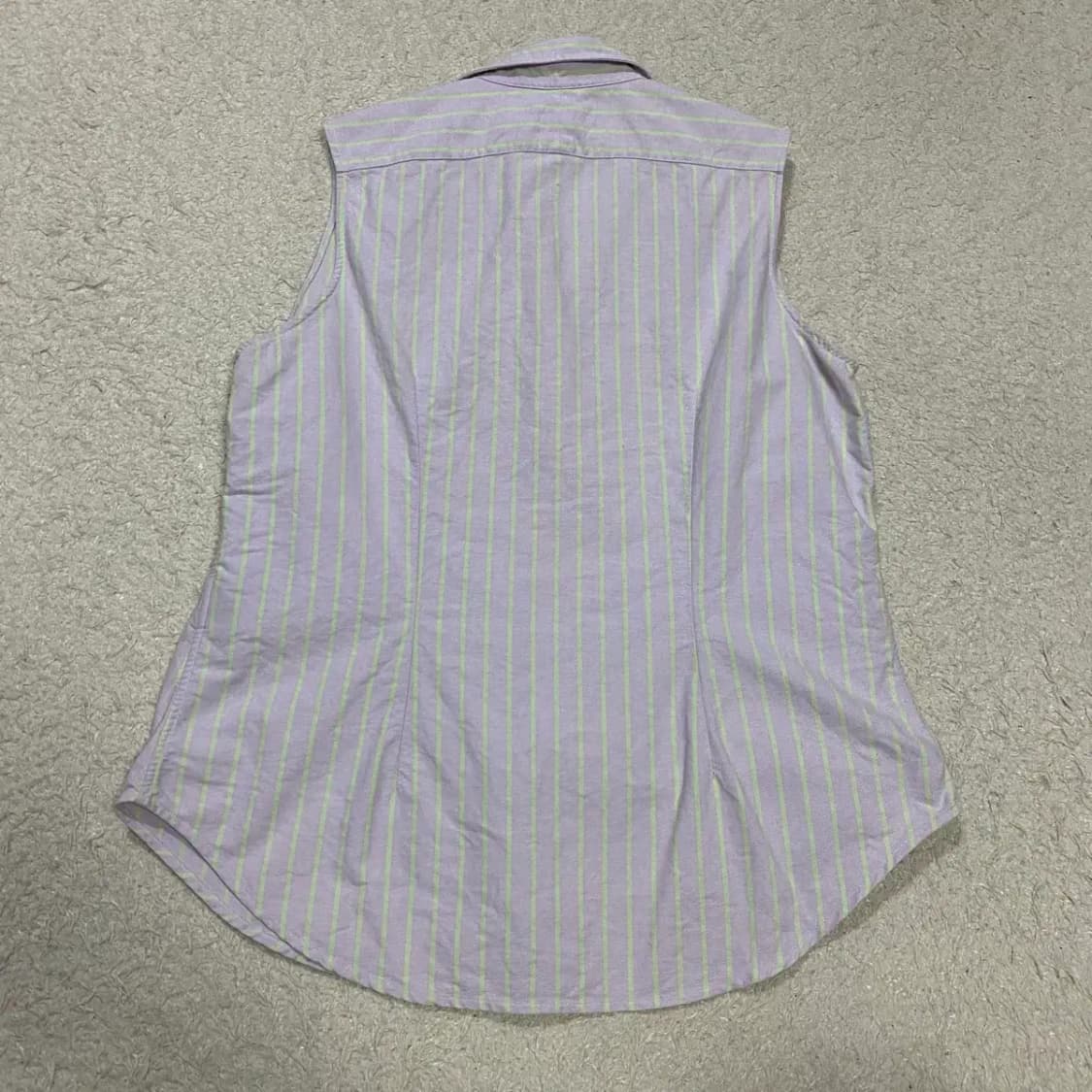 폴로 랄프로렌 스트라이프 민소매 셔츠 여성 10 상품이미지5