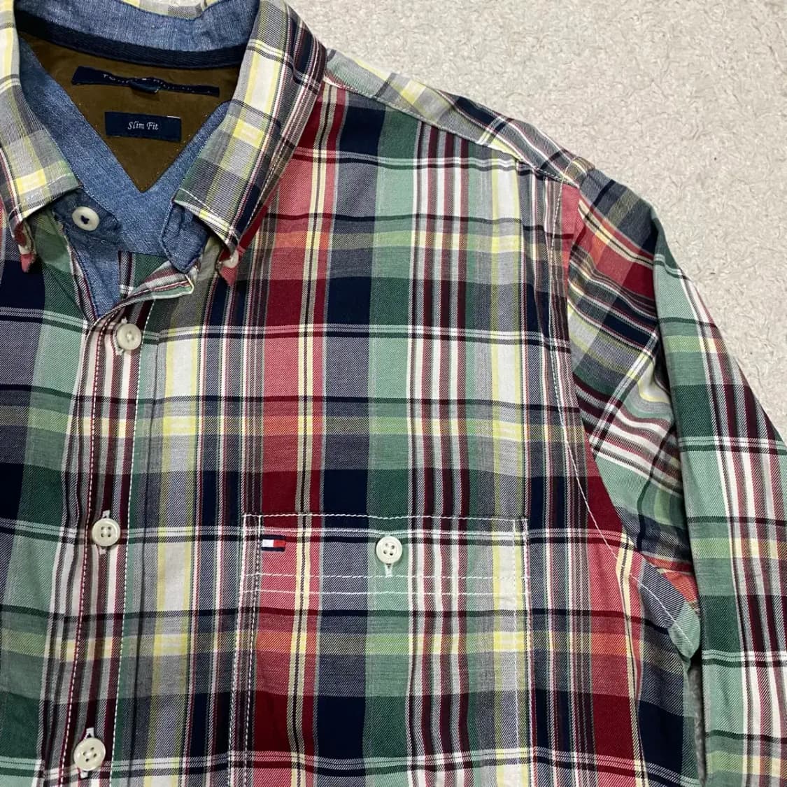 타미힐피거 셔츠 남방 체크 m 상품이미지2