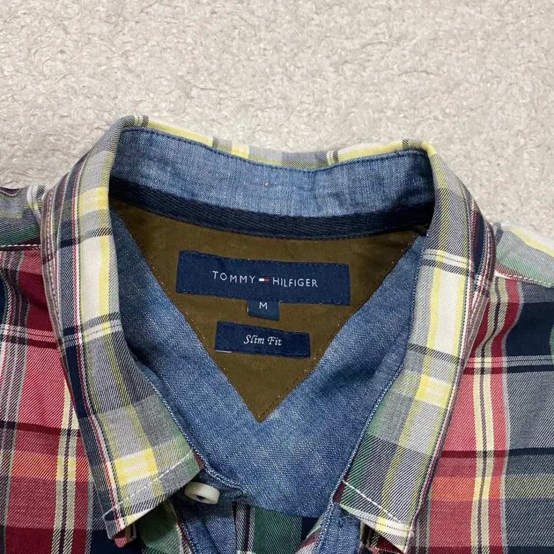 타미힐피거 셔츠 남방 체크 m 상품이미지3