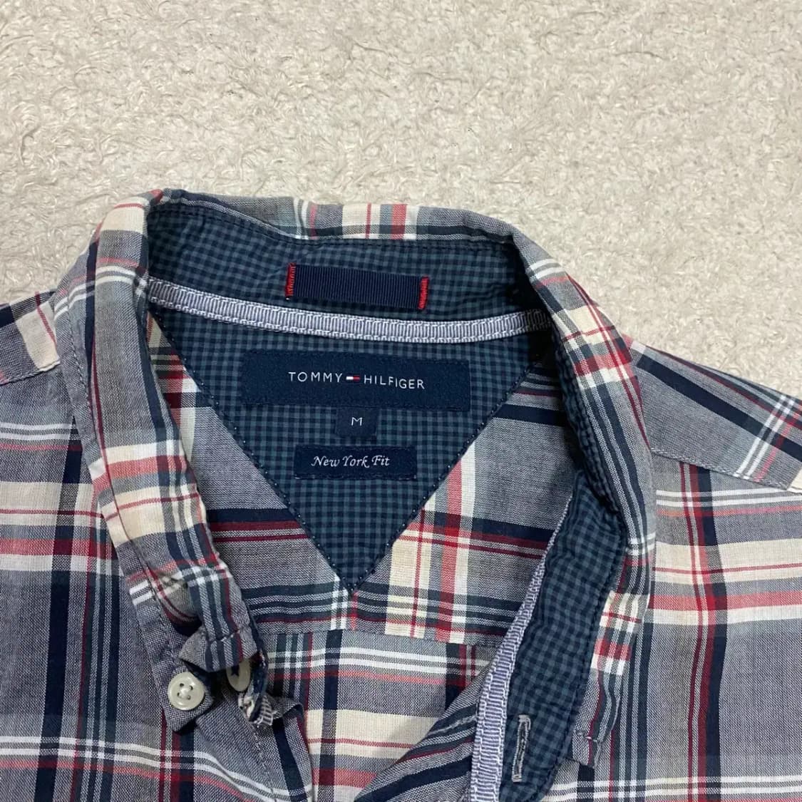 타미힐피거 셔츠 남방 체크 m 95 상품이미지3