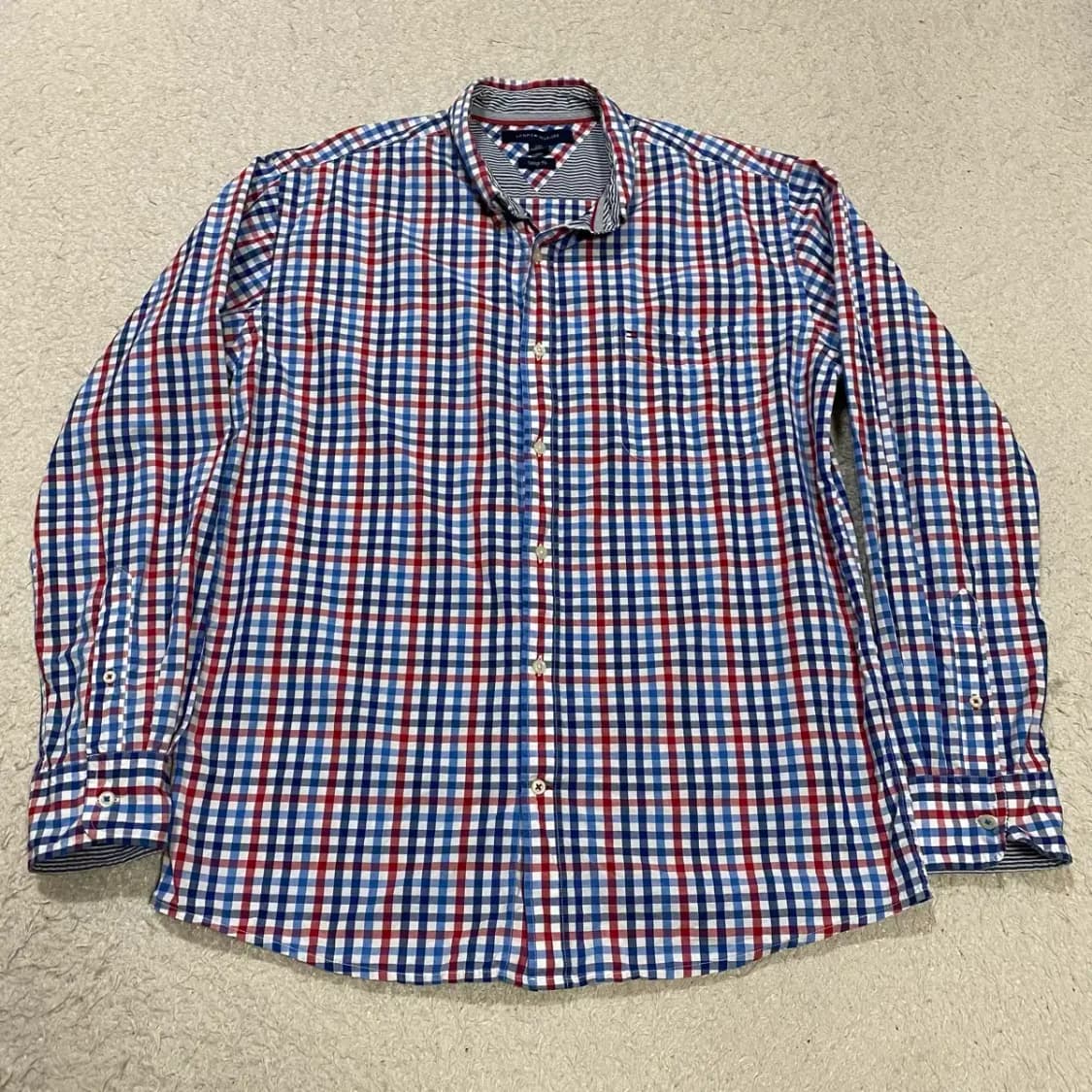 타미힐피거 셔츠 남방 체크 L 상품이미지1