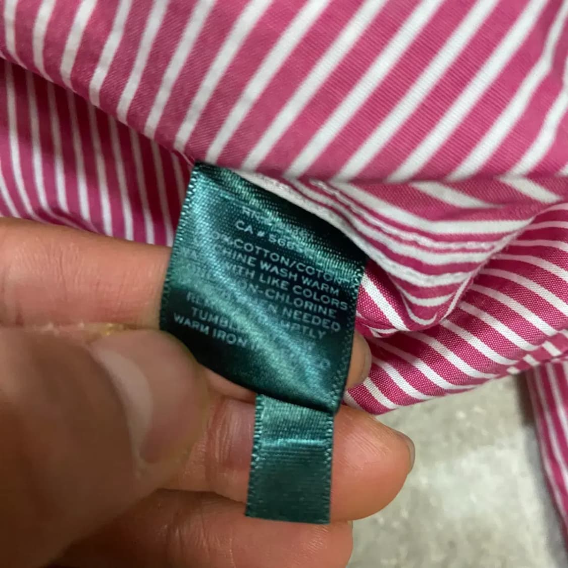 폴로 로렌 랄프로렌 스트라이프 셔츠 여성 s 상품이미지3