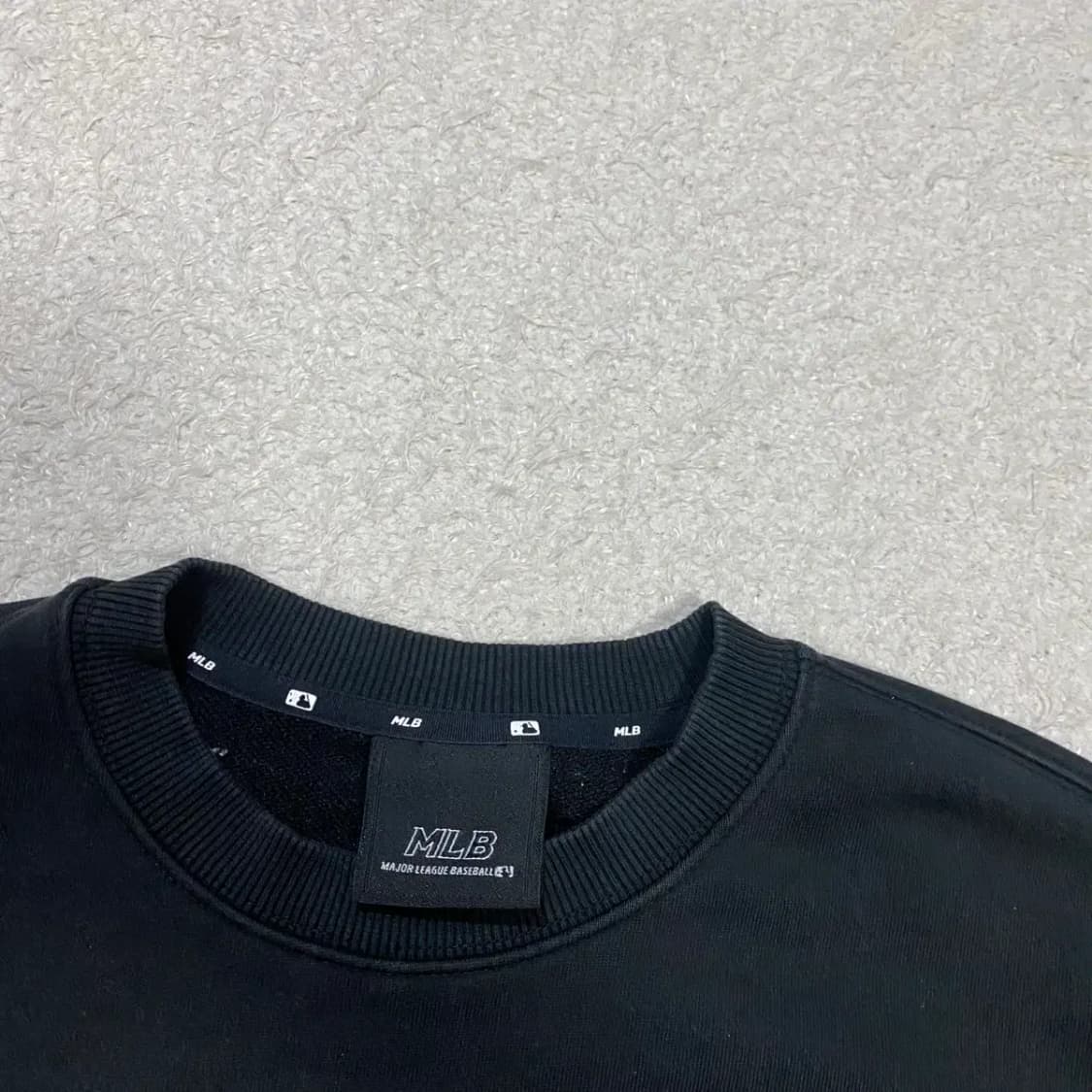 MLB 맨투맨 블랙 s 90 상품이미지2