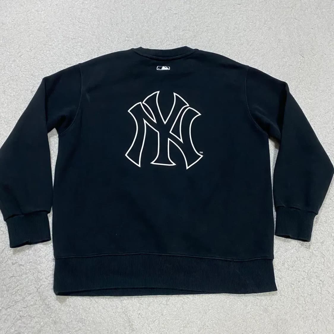 MLB 맨투맨 블랙 s 90 상품이미지6