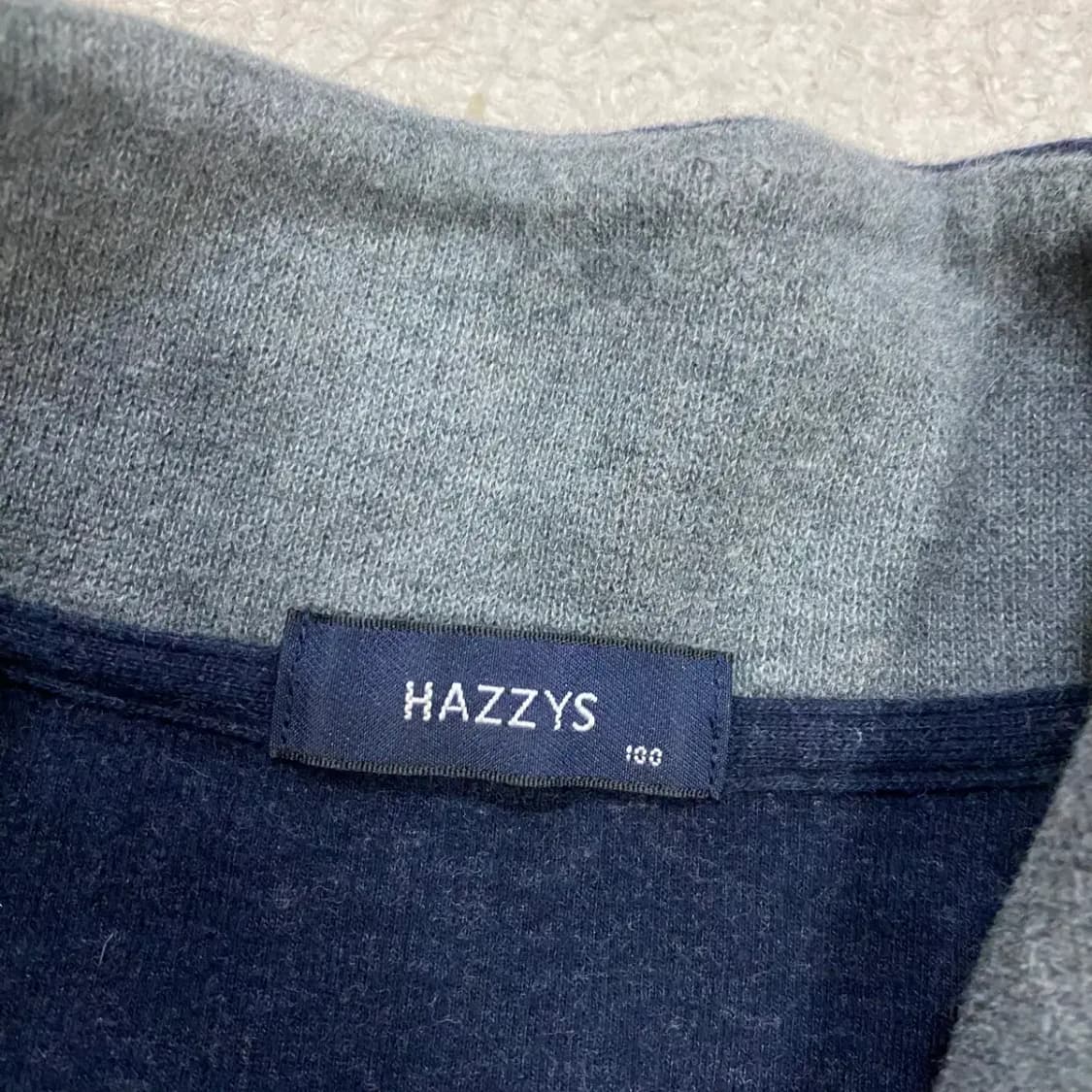 헤지스 니트 네이비 100 상품이미지3