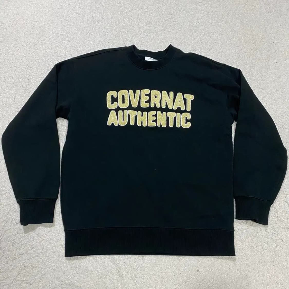 커버낫 맨투맨 블랙 s 90 상품이미지1