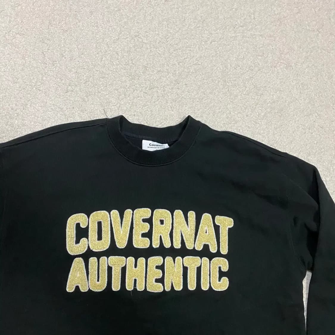 커버낫 맨투맨 블랙 s 90 상품이미지2