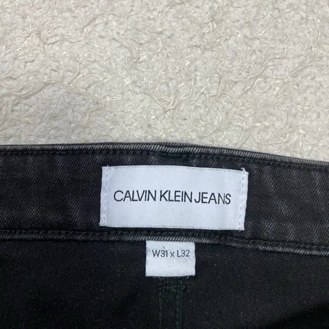 캘빈클라인 청바지 흑청 데님 팬츠 32인치 상품이미지3