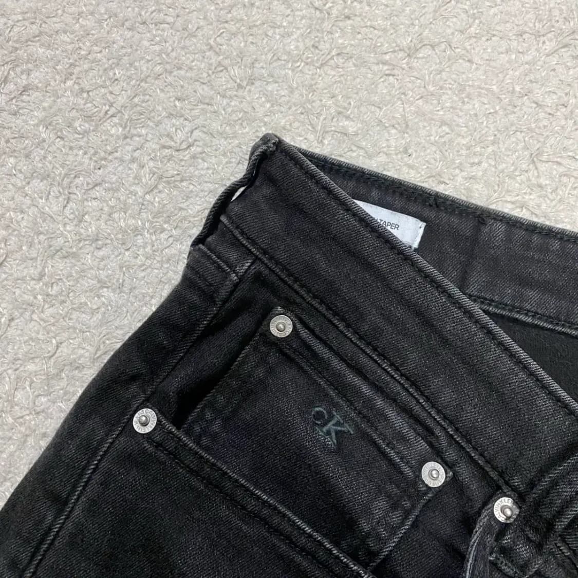 캘빈클라인 청바지 흑청 데님 팬츠 32인치 상품이미지4