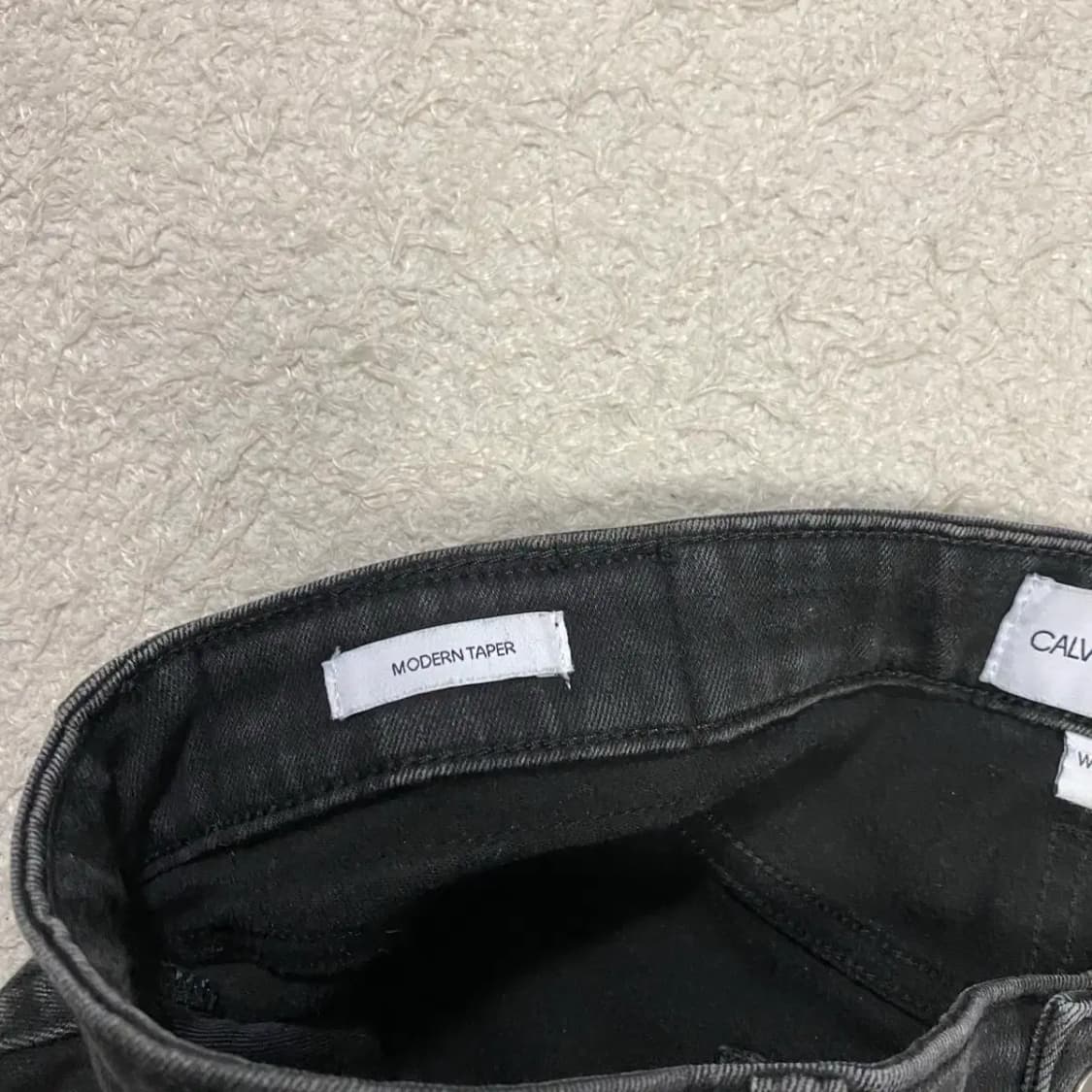 캘빈클라인 청바지 흑청 데님 팬츠 32인치 상품이미지5
