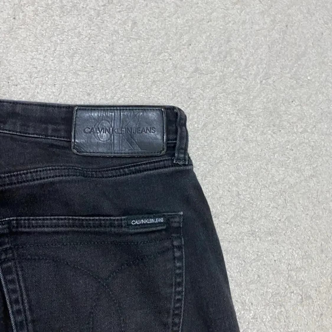 캘빈클라인 청바지 흑청 데님 팬츠 32인치 상품이미지8
