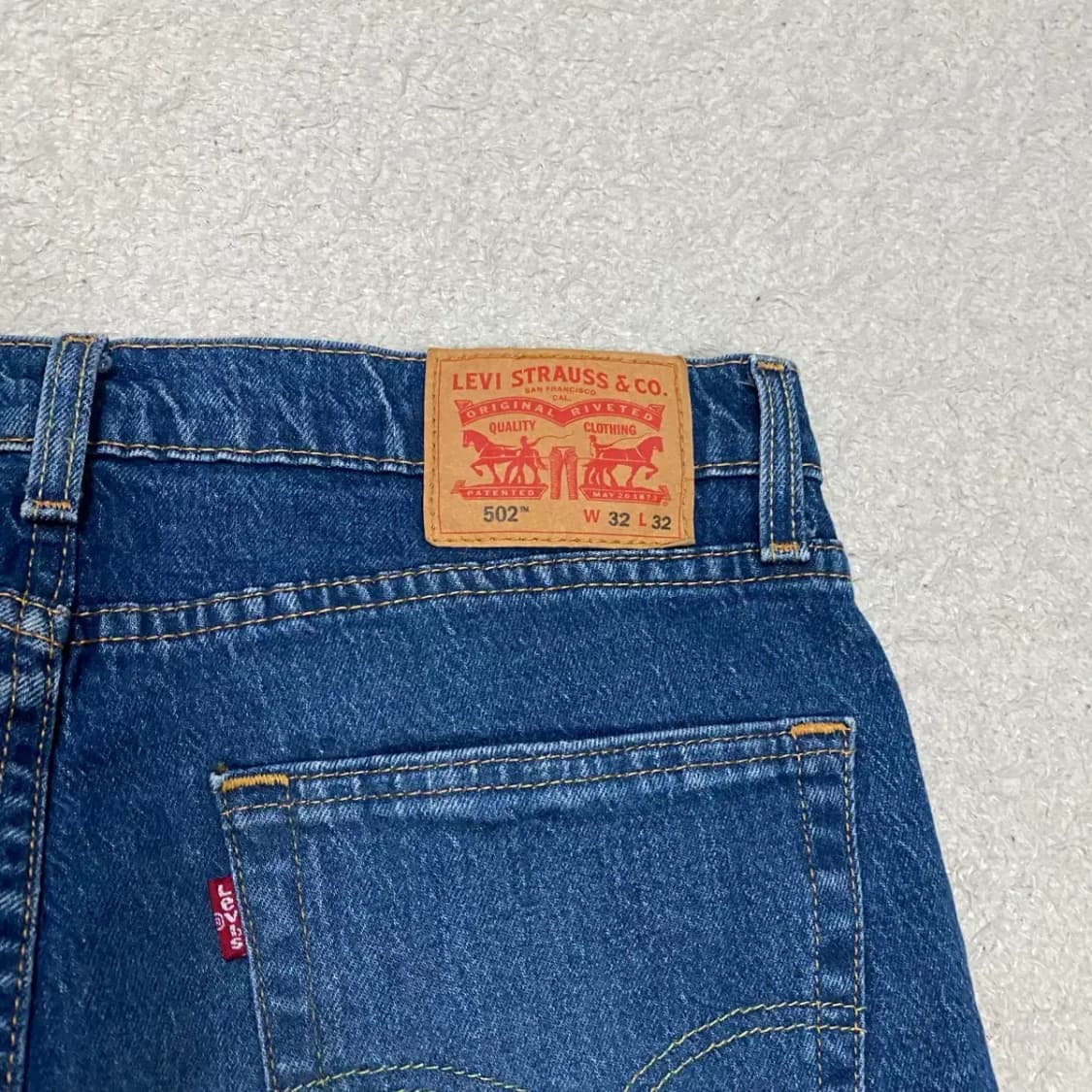 리바이스 502 청바지 데님 팬츠 33인치 상품이미지7