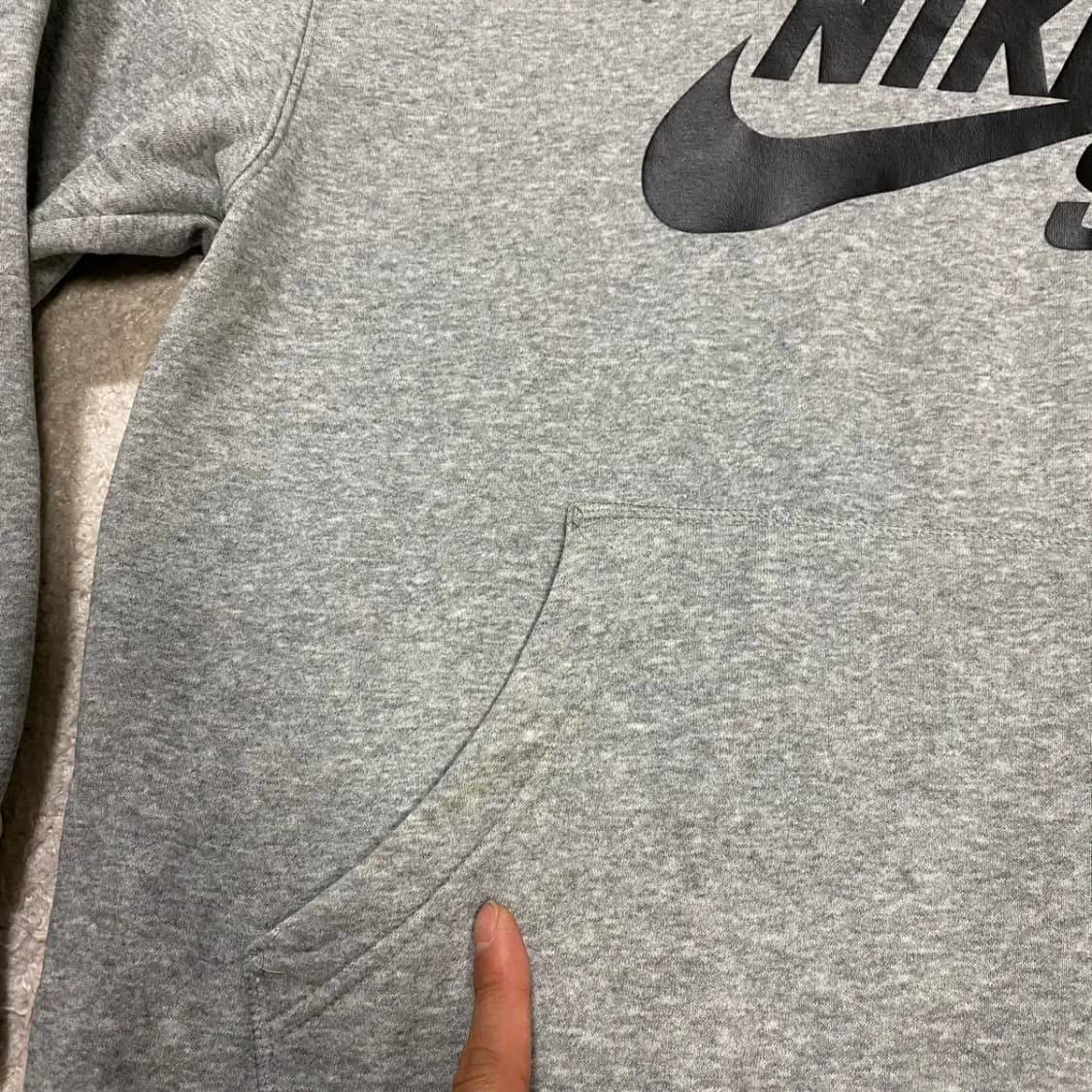 나이키 후드티 그레이 기모 xl 105 상품이미지2
