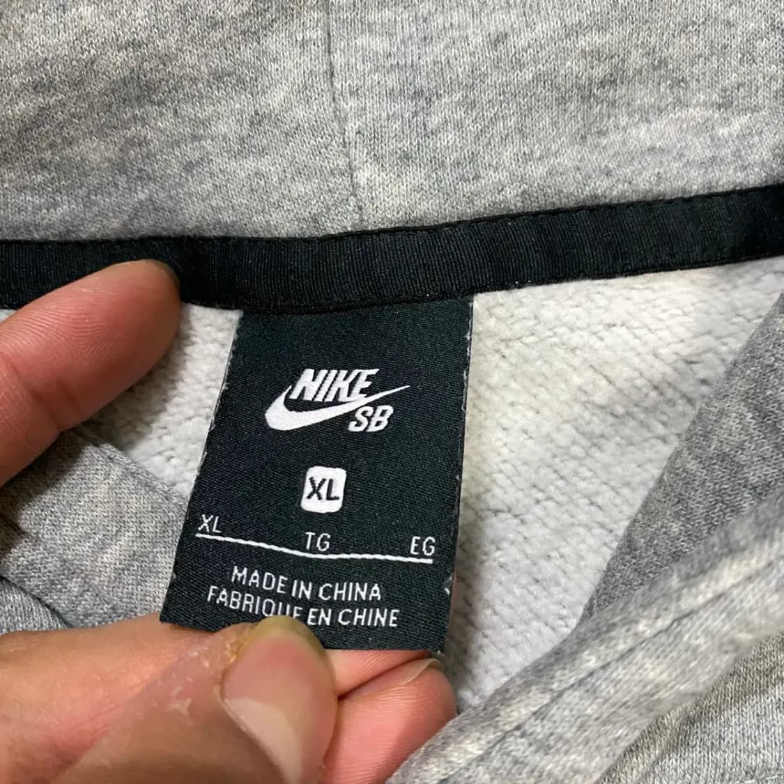 나이키 후드티 그레이 기모 xl 105 상품이미지4