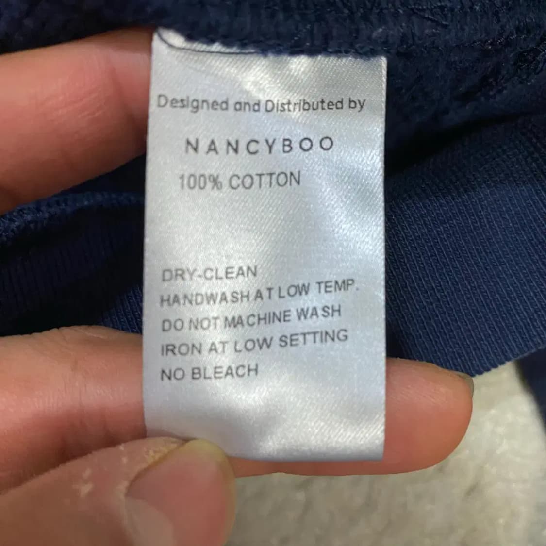 낸시부 맨투맨 크롭 s 상품이미지4