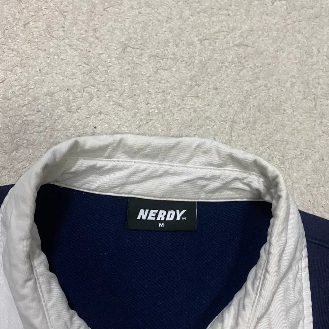 널디 럭비 스웻셔츠 긴팔 카라티 m 상품이미지3