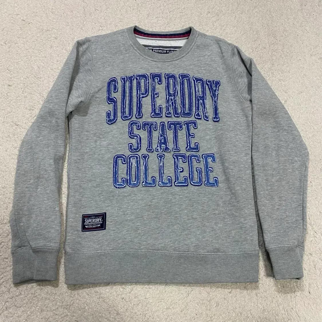 수퍼드라이 맨투맨 그레이 기모 s 상품이미지1