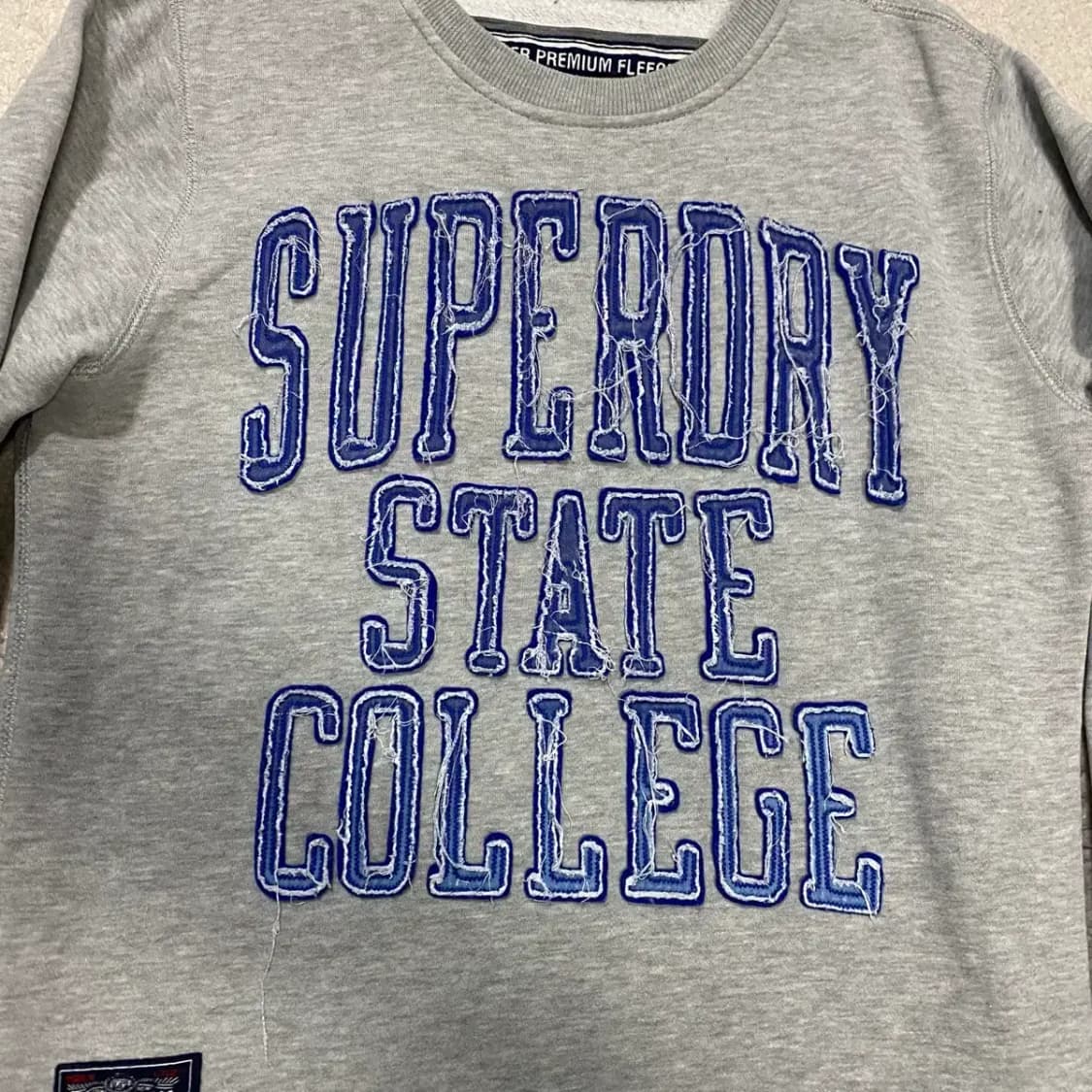 수퍼드라이 맨투맨 그레이 기모 s 상품이미지2