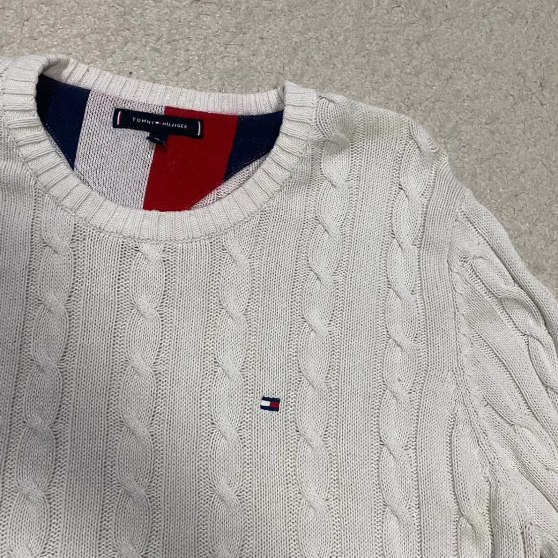 타미힐피거 니트 라운드 XL 상품이미지3