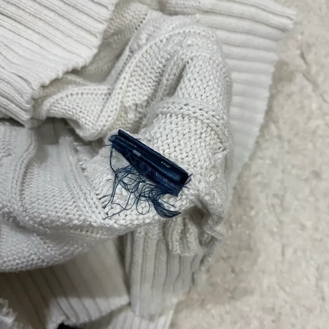 타미힐피거 니트 라운드 XL 상품이미지5