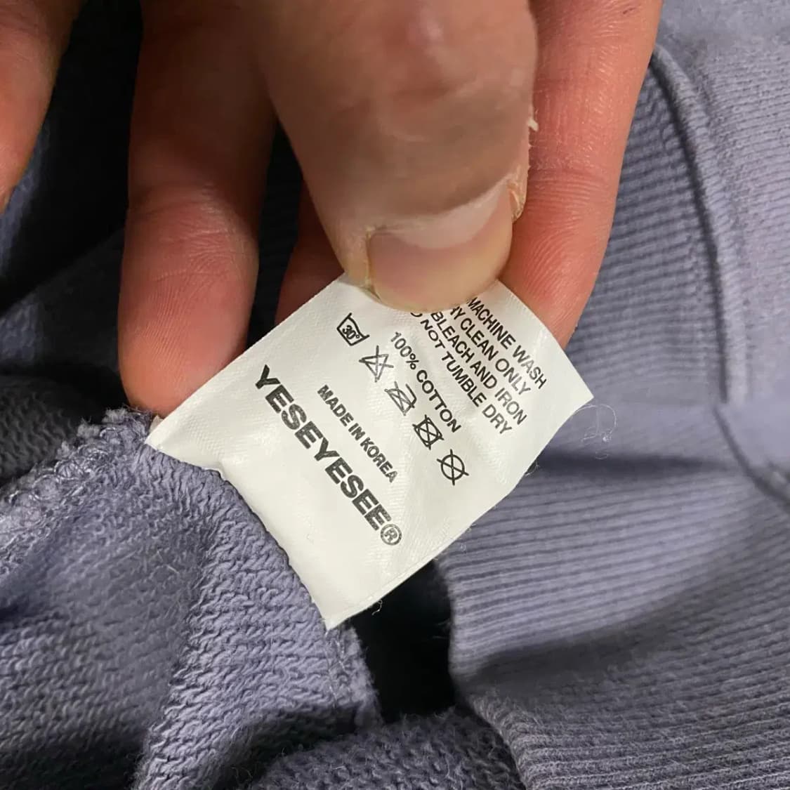 예스아이씨 후드티 퍼플 L 상품이미지4