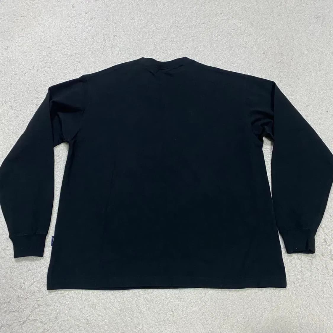 예일 롱슬리브 긴팔티 블랙 m 상품이미지5