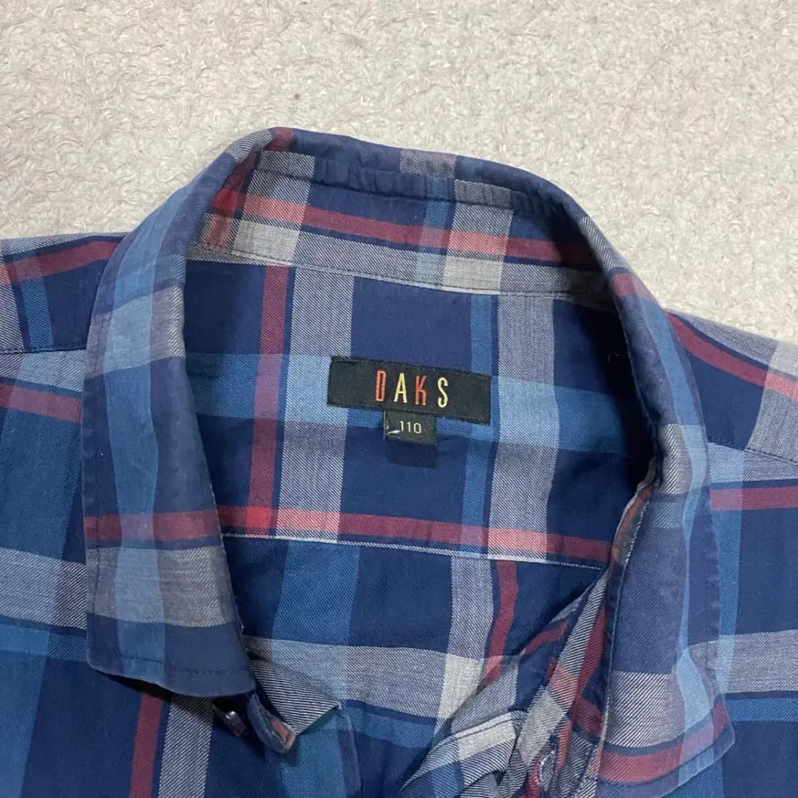 닥스 셔츠 남방 체크 110 상품이미지3