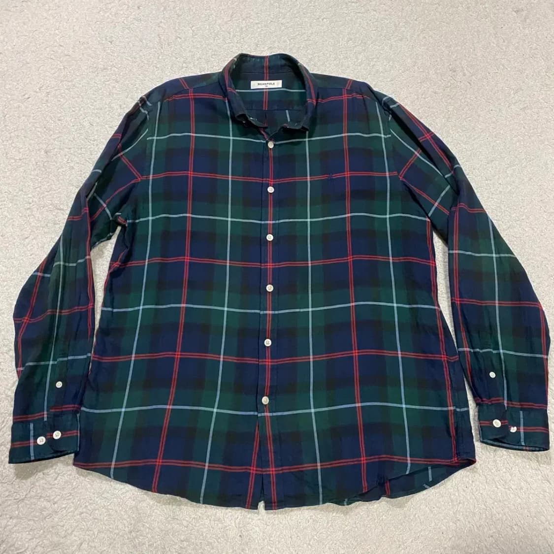 빈폴 셔츠 체크 남방 xxl 110 상품이미지1