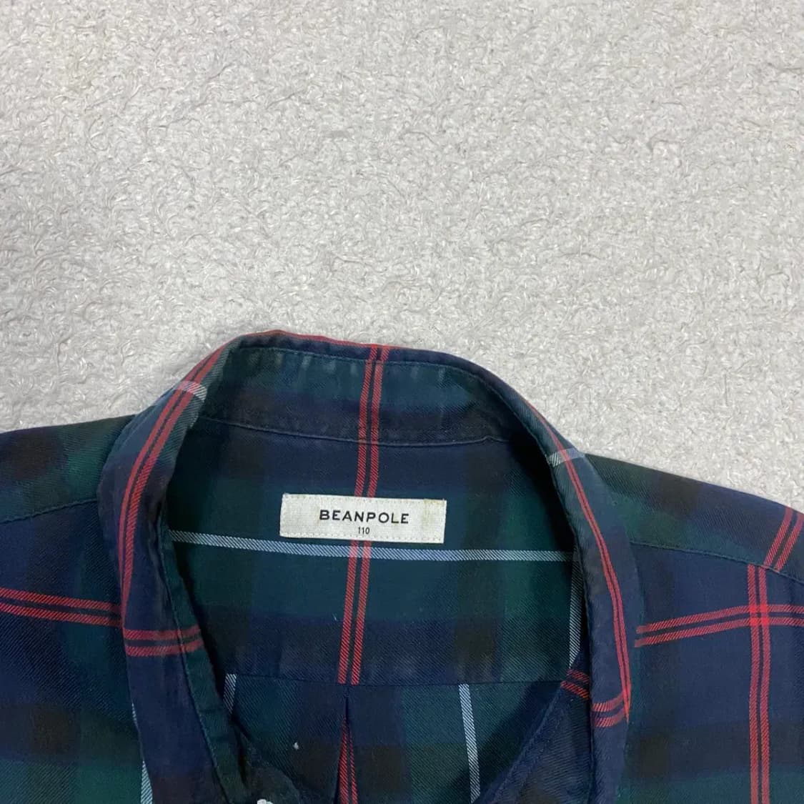 빈폴 셔츠 체크 남방 xxl 110 상품이미지2