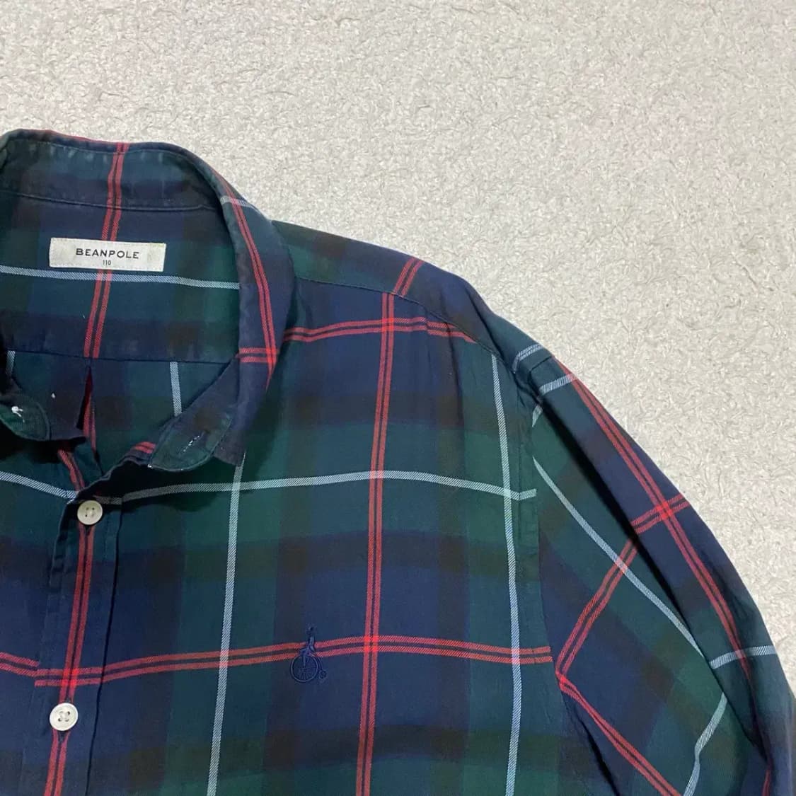 빈폴 셔츠 체크 남방 xxl 110 상품이미지4