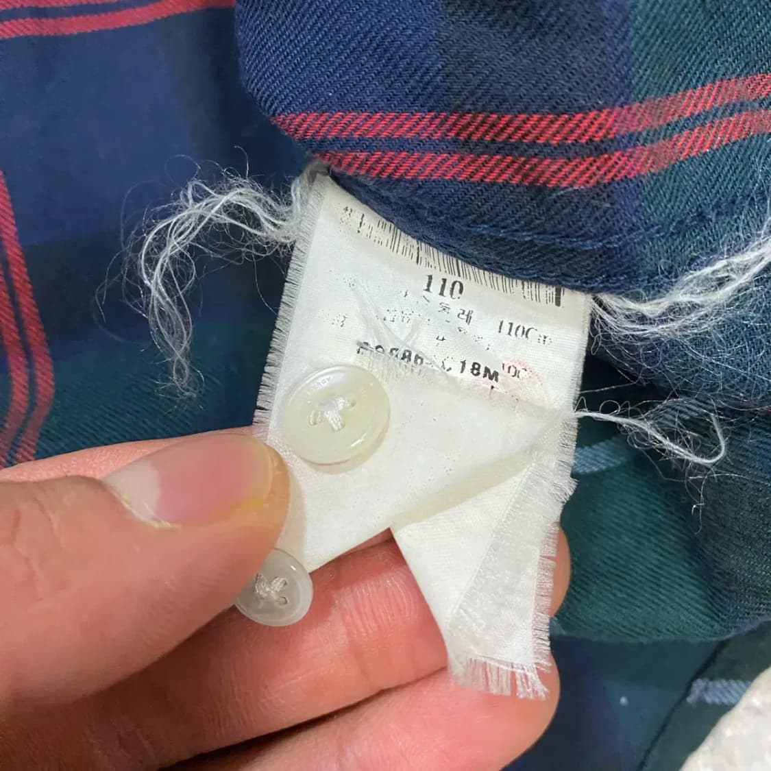 빈폴 셔츠 체크 남방 xxl 110 상품이미지5