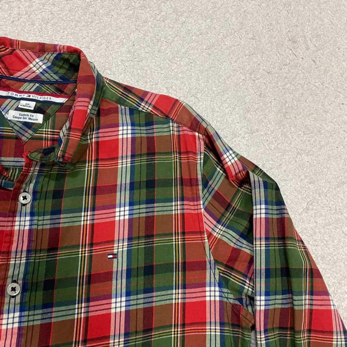 타미힐피거 셔츠 체크 남방 s 상품이미지2
