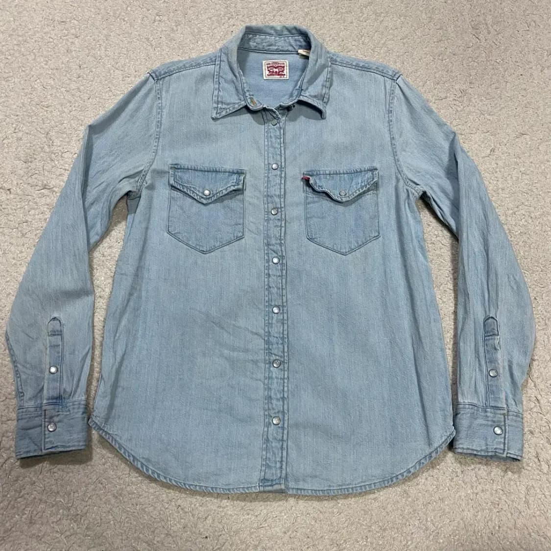 리바이스 데님 셔츠 여성 xs 상품이미지1