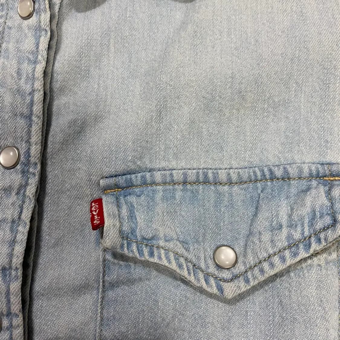 리바이스 데님 셔츠 여성 xs 상품이미지3
