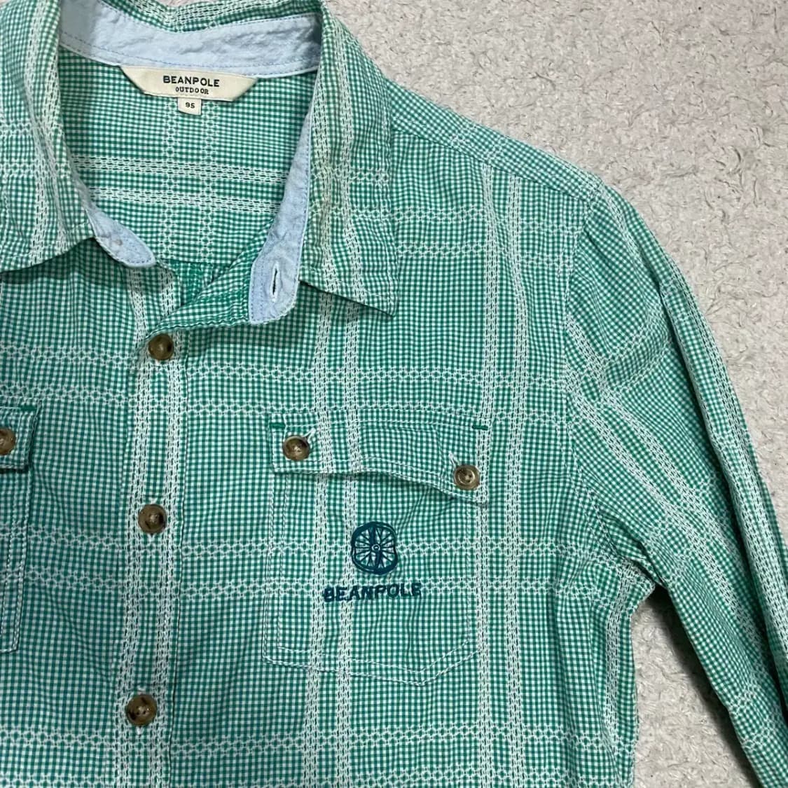 빈폴 셔츠 체크 남방 여성 95 상품이미지3