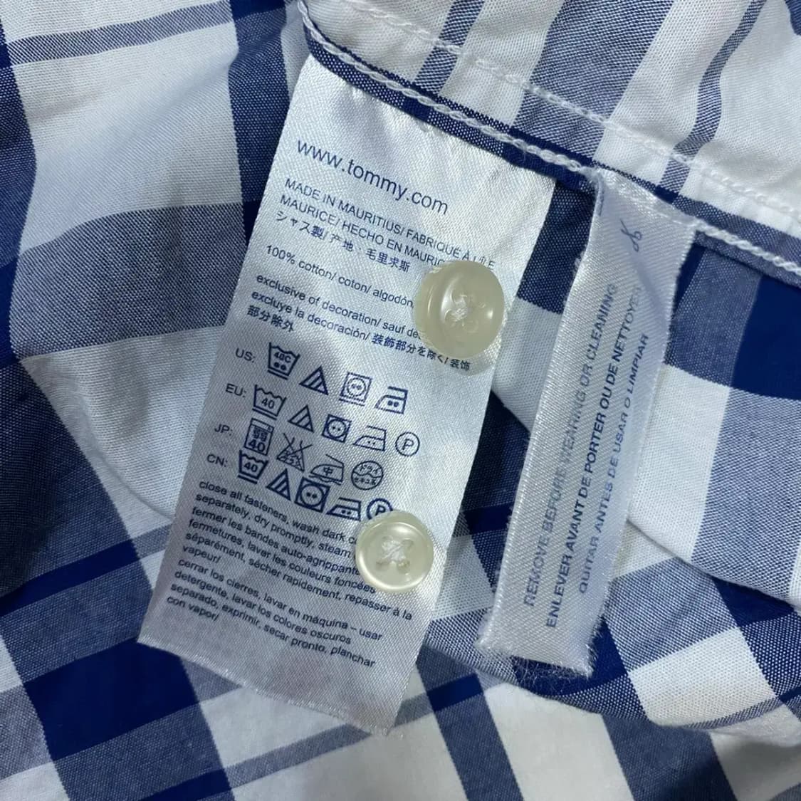 빈폴 셔츠 체크 남방 xs 상품이미지4