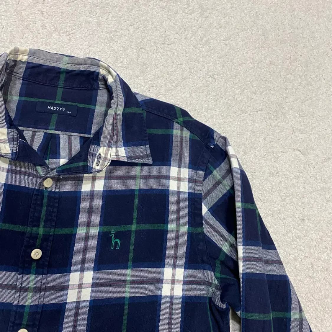 헤지스 셔츠 체크 100 상품이미지2