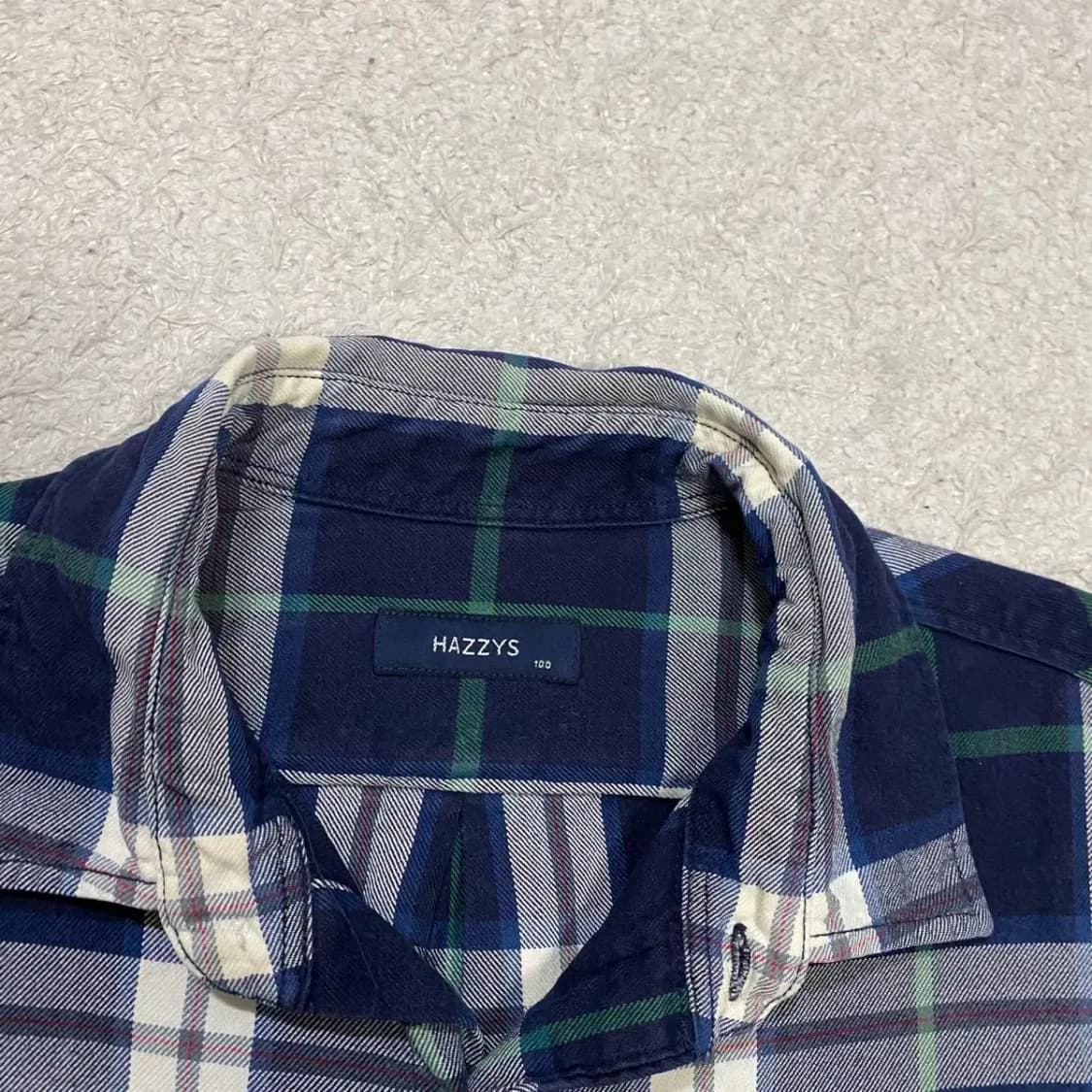 헤지스 셔츠 체크 100 상품이미지3