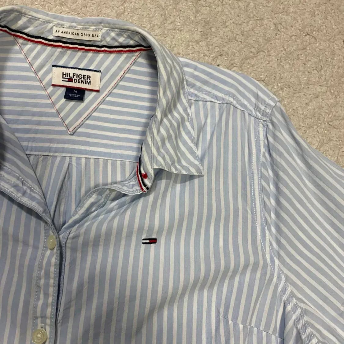 타미힐피거 셔츠 스트라이프 여성 m 상품이미지2