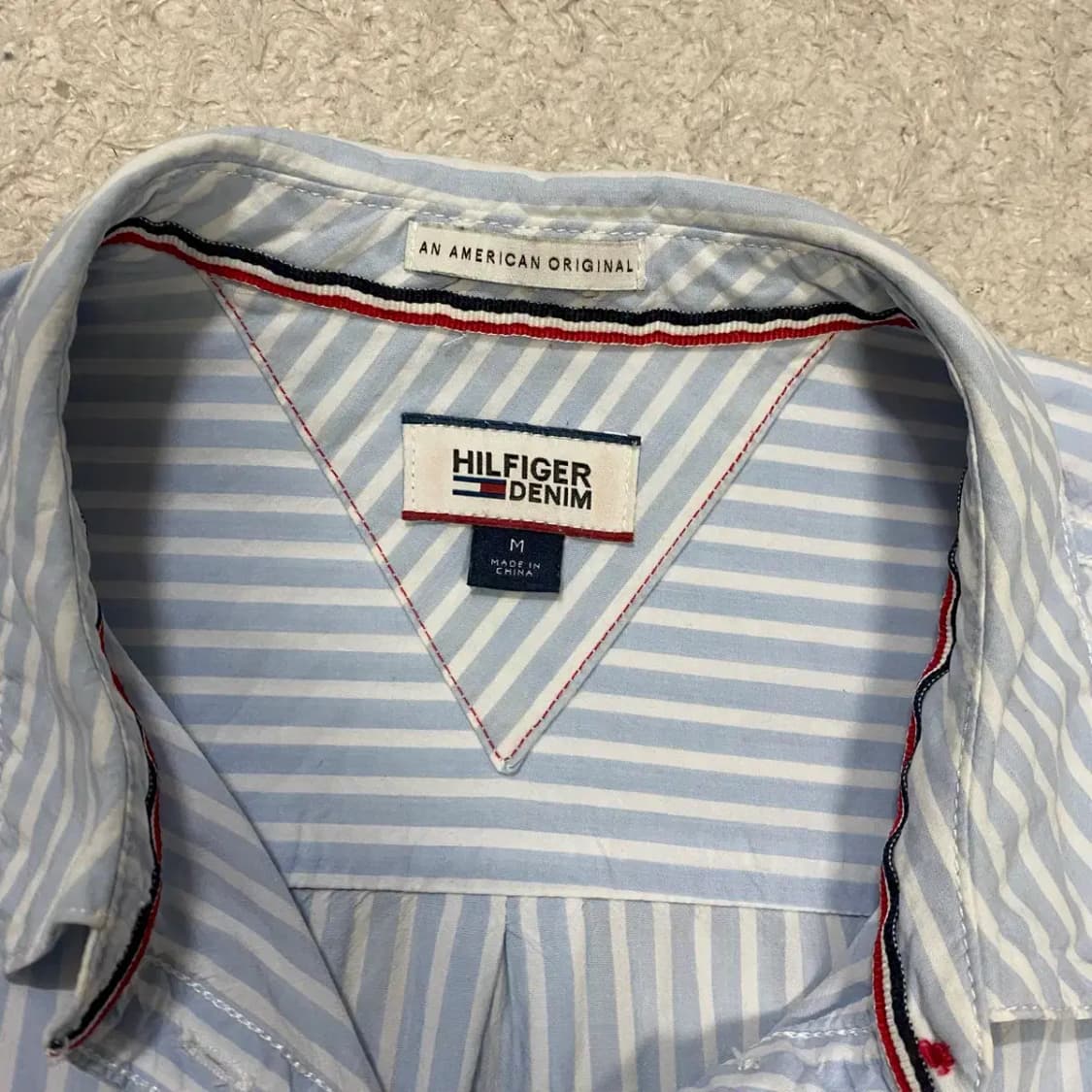 타미힐피거 셔츠 스트라이프 여성 m 상품이미지3