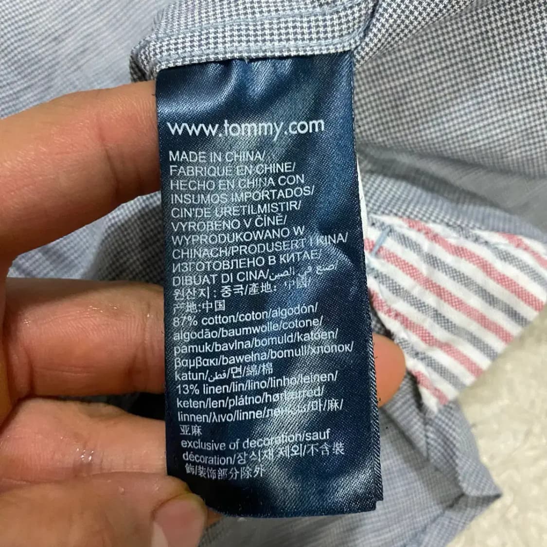 타미힐피거 셔츠 남방 m 95 상품이미지4
